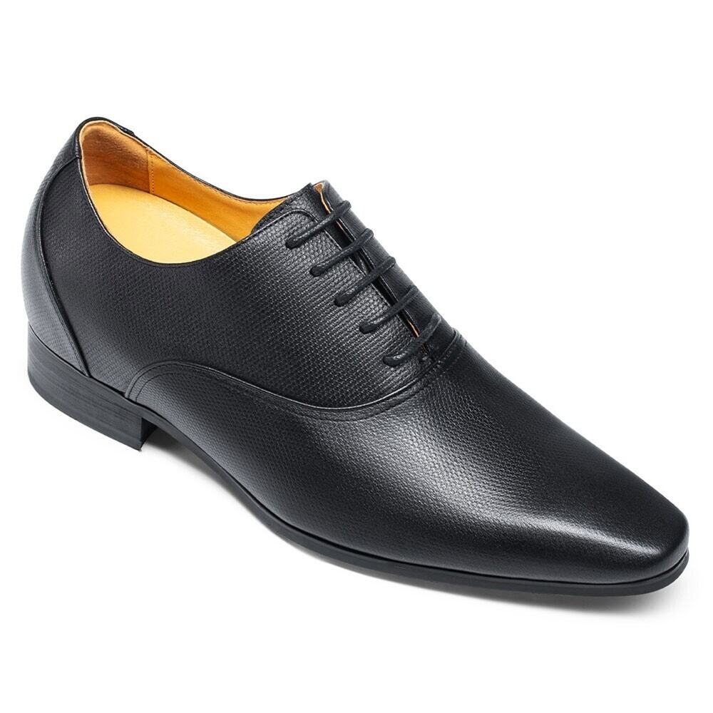 US12 CHAMARIPA 7.5CM/2.95" ELEVATOR BROWN dress shoes men HEIGHT INCREASE OXFORD